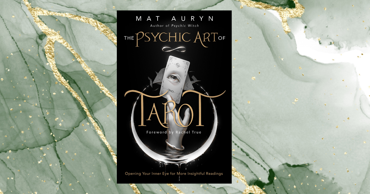 Mat Auryn's definitive book, Wordsmith capabilities, Clear explanations for all levels, Enhancing tarot with psychic abilities, Exercises for natural and developed gifts, Heightening awareness and proficiency, Respectful and appreciative tone, Tips for professional psychics, Potential best-seller by Mat, Melanie Barnum